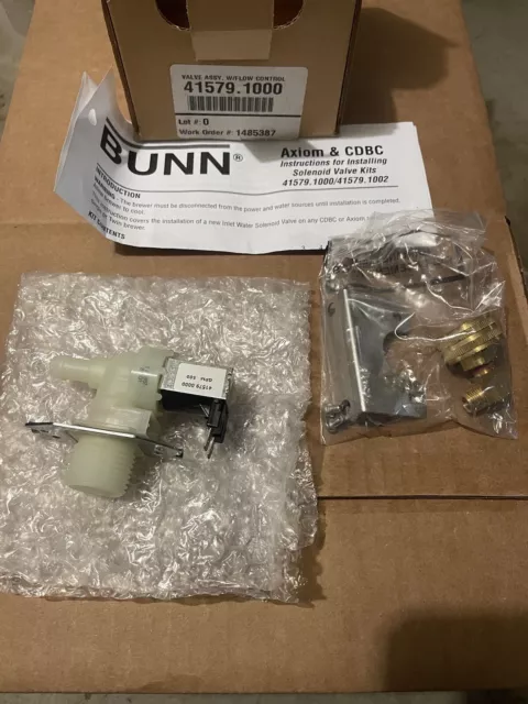 Bunn Solenoid Valve Kit #41579. 1000