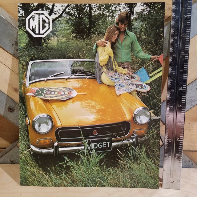 MG Midget Sales Brochure 1970 7/70 British Leyland   Swanky Barn