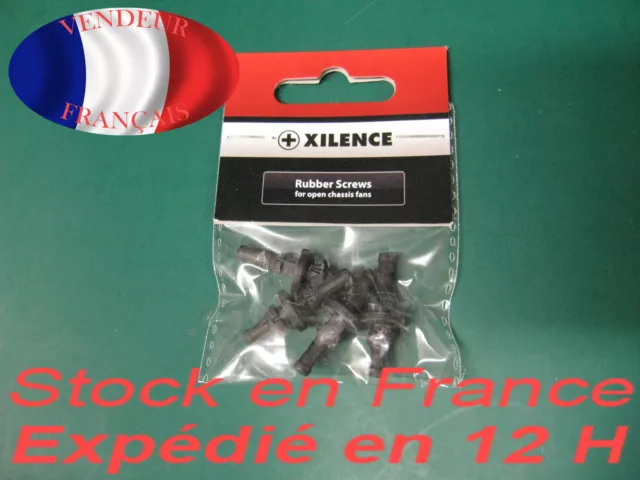 Kit de fixation anti-vibration pour ventilateur 120 mm 80 mm