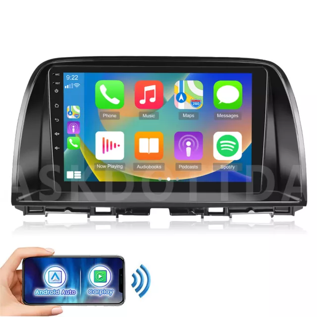 2+64G Android 13 For Mazda CX-5 2012-2015 9" Carplay Car Stereo GPS Navi Radio