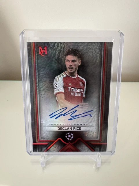 2024 Topps Museum 贈る Declan Rice Auto