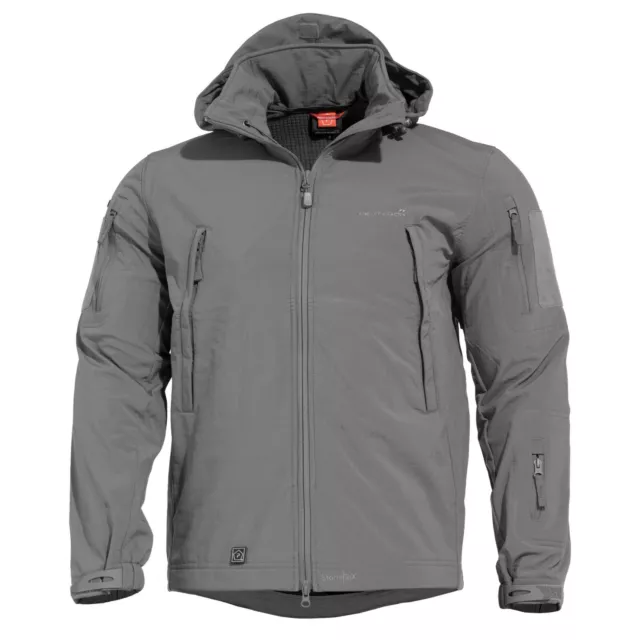 PENTAGON Giacca Giubbotto uomo militare Soft Shell ARTAXES Jacket Wolf grey