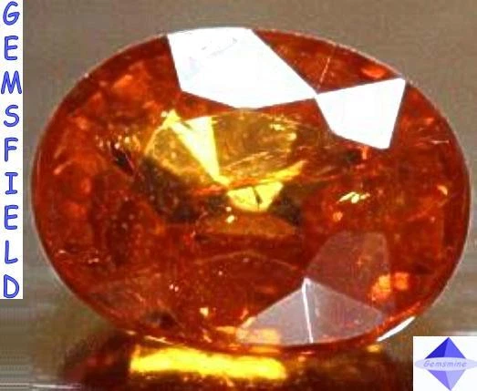 VS - 1.32ct !!! SPESSARTITE de NAMIBIE !!! lumineux orange !!! poli AAA++ !!