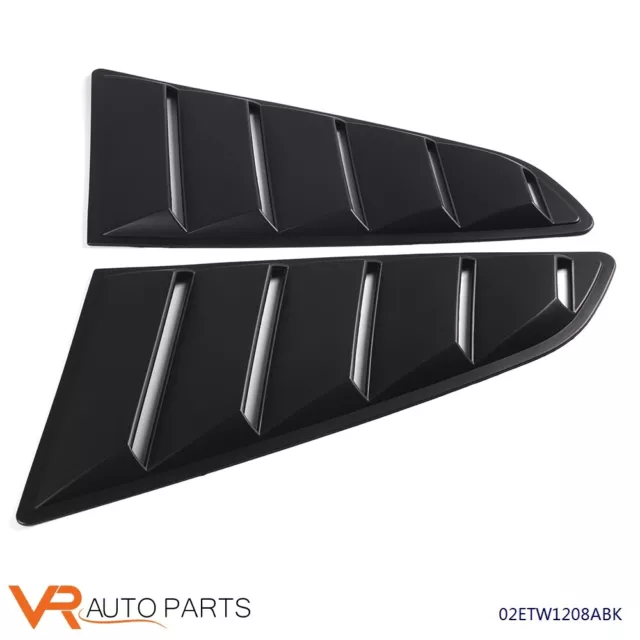 Fit For 15-18 Ford Mustang GT V6 Window Louver Scoop Cover Air Flow Intake Panel