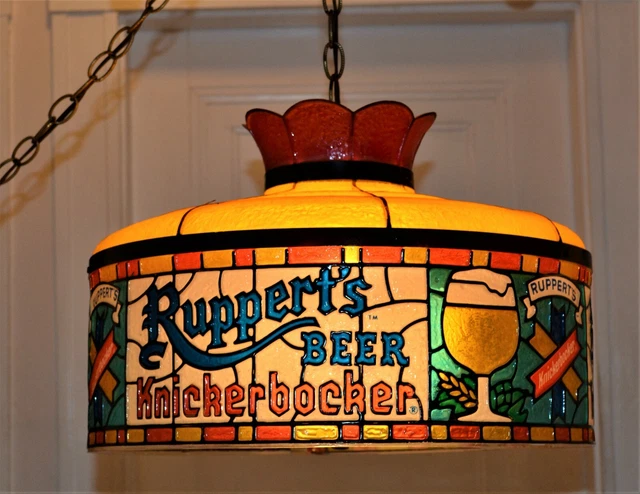 Budweiser stained glass pool table light deals