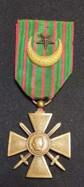 R2A* (REF544) Médaille militaire croix de guerre 1914 1918 WW1 french medal