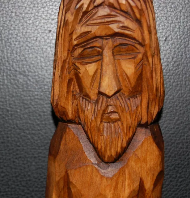 Alte Große Holzfigur Heiliger Jesus Christus  Schnitzerei ca 40cm Nachlass-