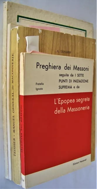 Massoneria. 4 opere del XX secolo.