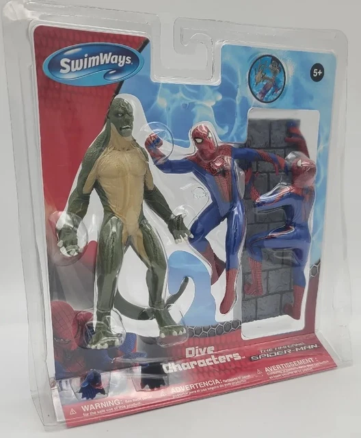 SwimWays The Amazing Spider-Man Dive Character Ages 5+ INCLUDES Lizard NIP 2011