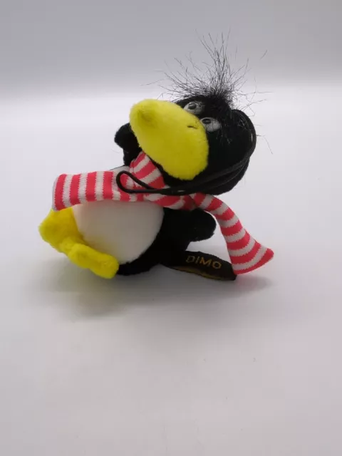 Pinguin * Uli Stein * Dimo 1985 * Stofftier * Plüschtier * ca 11 cm * Anhänger