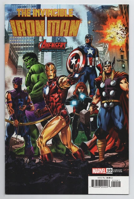 Invincible Iron Man #10 Cafu Avengers 60th Variant (Marvel, 2023) VF/NM
