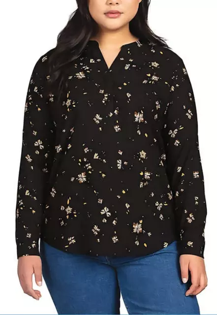 HILARY RADLEY LADIES Long Sleeve Blouse S / Small Black £19.81