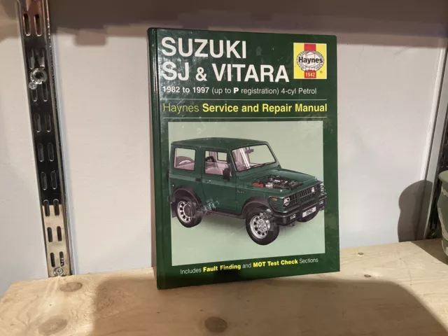 Haynes - Suzuki SJ Vitara 82/97 Workshop Manual