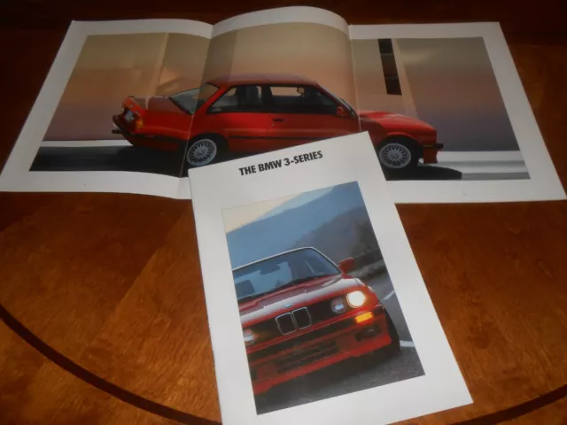 1990 BMW 3 SERIES ORIGINAL 38-Page BROCHURE / '90 318i 318is 325i 325iX CATALOG