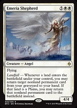 Emeria Shepherd 1x FOIL BFZ MTG Battle for Zendikar Rare MINT white Emeria Shepherd 1x FOIL BFZ MTG Battle for Zendikar Rare MINT white
