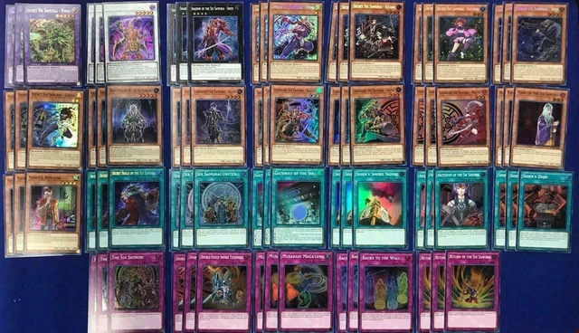 Yu-Gi-Oh Complete Secret Six Samurai Deck Tournament Ready!!! + Extra Bonus