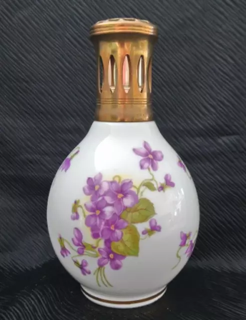 Lampe Berger porcelaine THARAUD TR violettes