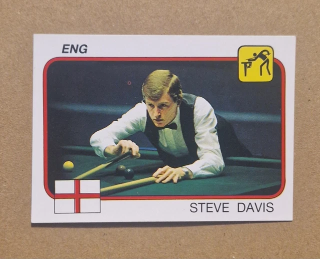 Panini Supersport 1987 Aufkleber - Steve Davis #96 - Snooker