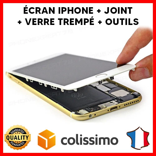 ÉCRAN LCD IPHONE SE BLANC AVEC VITRE TACTILE SUR CHASSIS + OUTILS ÉCRAN LCD IPHONE SE BLANC AVEC VITRE TACTILE SUR CHASSIS + OUTILS