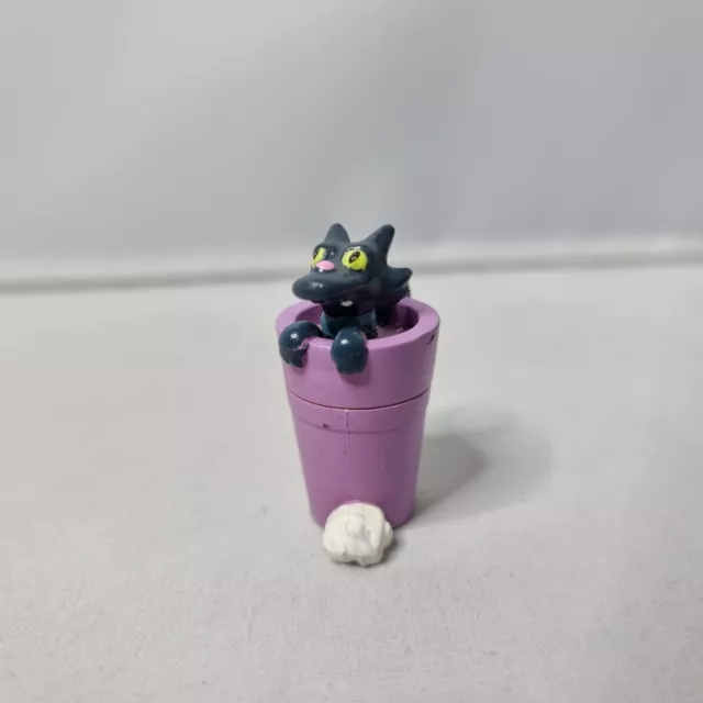 2007 Kinder Surprise Egg Die Simpsons - Schneeballkatze im Müll - Minifigur Spielzeug