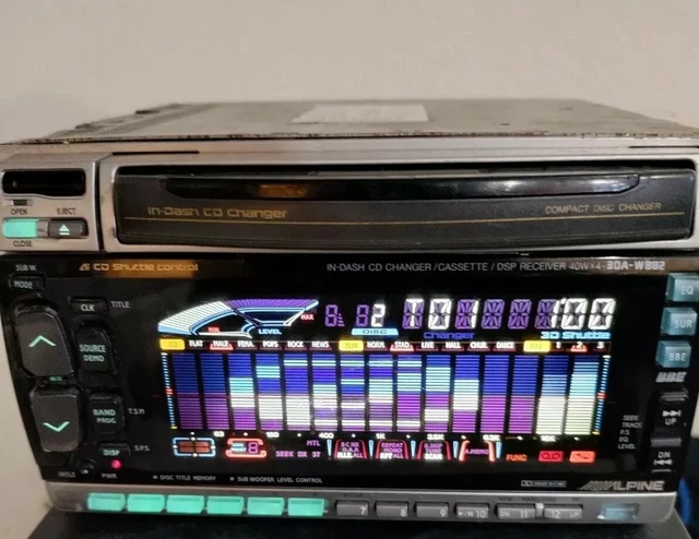 ALPINE In-Dash CD Changer　3DA-7885J Junk ALPINE 3DA-7885J in-dash CD changer MDA-5051 MD changer