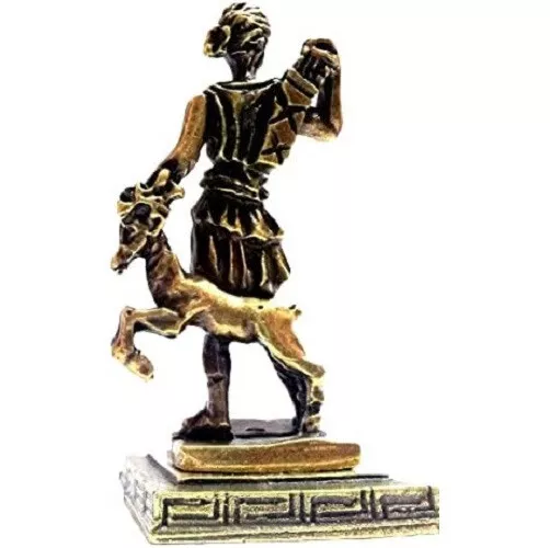 Ancient Statue Artemis Diana Greek Olympian God Miniature Sculpture Zamac G