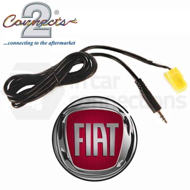 Fiat 500 AUX input 3.5mm jack lead cable in car iPod MP3 adapter CT29FT01 iPhone