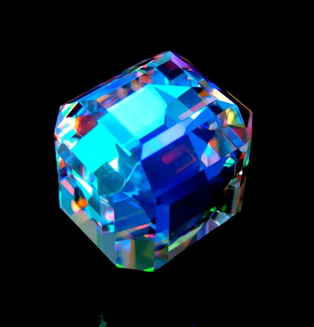 GRANDE Topazio Mistico Scatola a forma di cubo da 59,00 ct Bellissima...