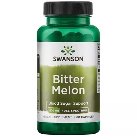 Swanson Vollspektrum Bittermelone 500 mg, 60 Kapseln