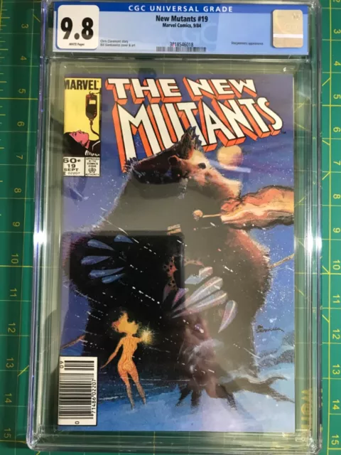 New Mutants #19 - Cgc 9.8  - Wp - Nm/Mt -  Newsstand Edition