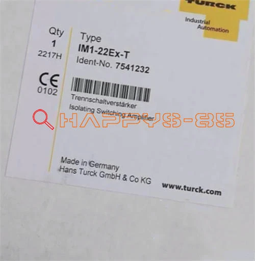 1 PZ relè di sicurezza Turck IM1-22EX-T 7541232 NUOVO