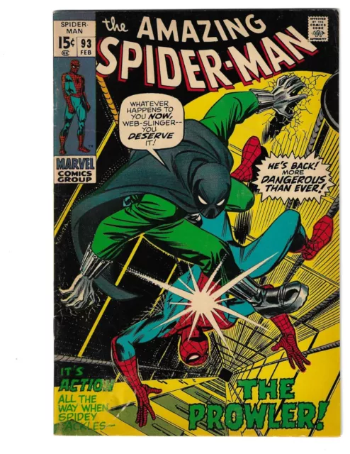 The Amazing Spider-Man #93 Marvel Comics 1971 1st Arthur Stacy! 🔑