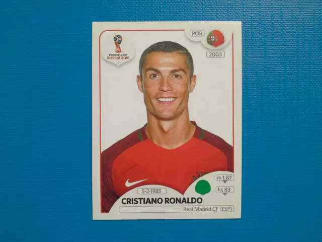 Figurine Panini World Cup Russia 2018 n.130 Cristiano Ronaldo Portugal