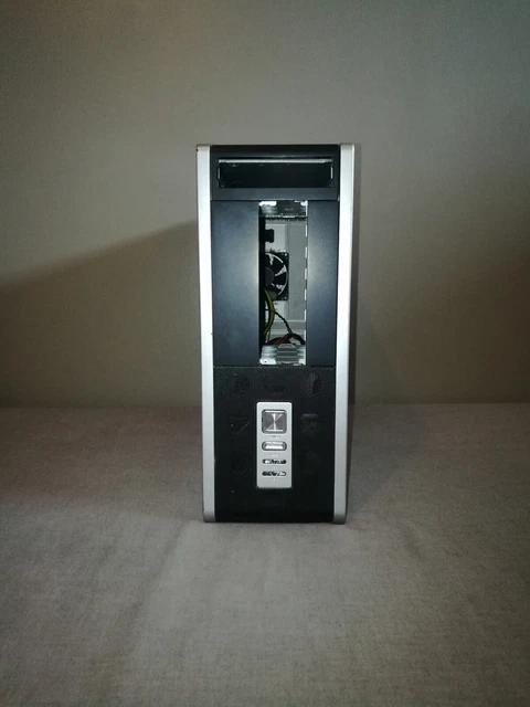 Boîtier PC Tour MicroATX - Noir - USB/Audio - Ventilateur - Bon état