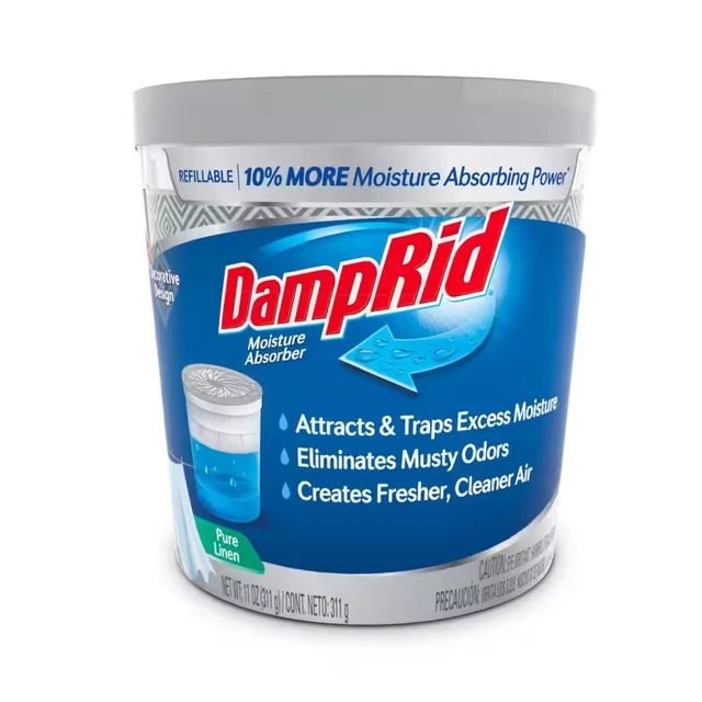 DampRid 11 Oz. Pure Linen Scent Moisture Absorber Refill