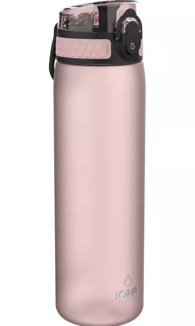 Ion8 Leak Proof Pink Slim Water Bottle, BPA Free, 500 ml / 18 oz