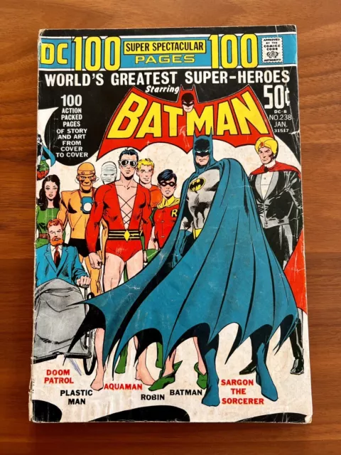 Batman 238 Neal Adams Cover Doom Patrol Origin 100 Page Giant VG/F