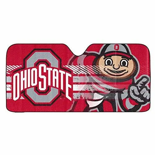 Fanmats Team Promark NCAA Ohio State Buckeyes Car Truck Folding Sunshade