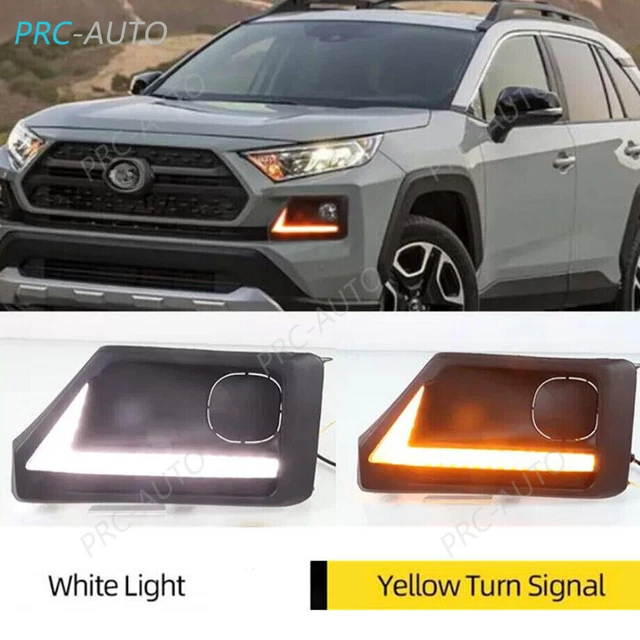 thumbnail image 2 of HIGH Flying LED Grille Lights For Toyota RAV4 2019-2024 - Front Center Insert Smoked Lens (Not For Prime & Adventure) 2 of 13