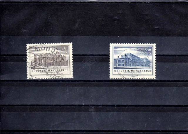 AUT_770 Satz 1020-1021 gest. aus 1955 - Wiedereröffnung des Wiener Burgtheaters