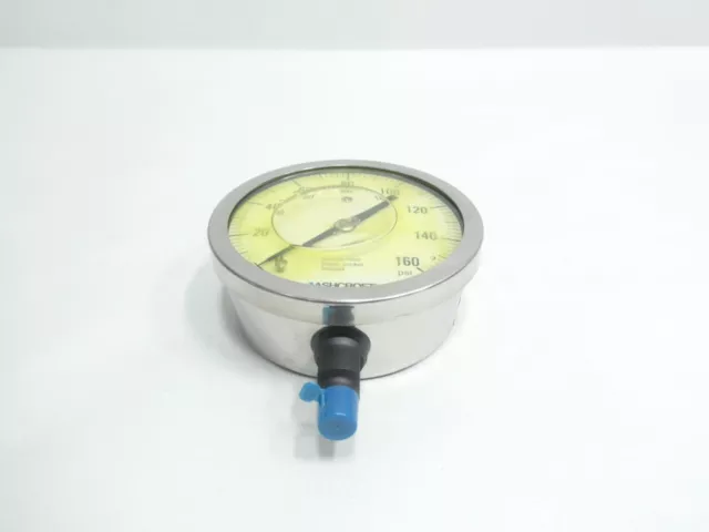 Ashcroft 45-1009-AL-02L-160# Pressure Gauge 4-1/2in 0-160psi 1/4in Npt