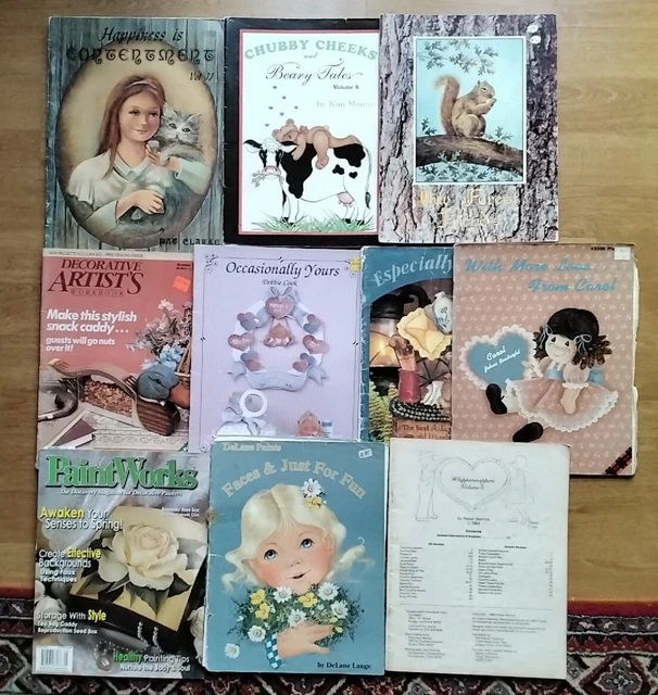 Restposten Vintage Tole Muster Zeitschriften amerikanische Volkskunst