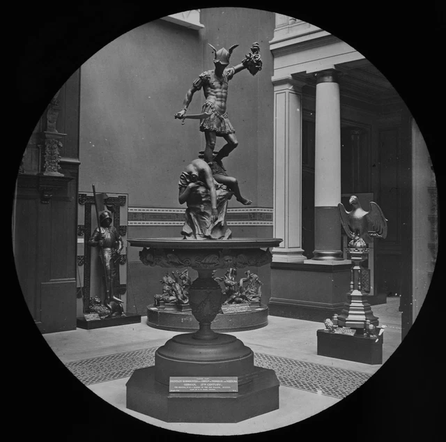 Magic Lantern Slide KENSINGTON ART MUSEUM NO16 C1888 PHOTO V&A VICTORIA & ALBERT