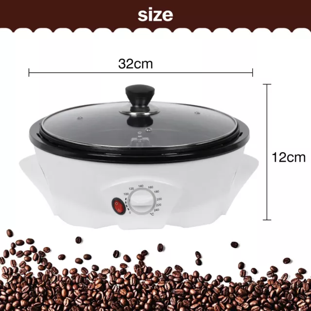220V Home Electric Coffee Roaster Household Coffee Bean Roasting Baking Machine