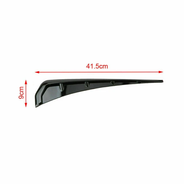 2pcs Carbon Fiber Car Side Fender Vent Air Wing Cover Trim Universal Fit 3