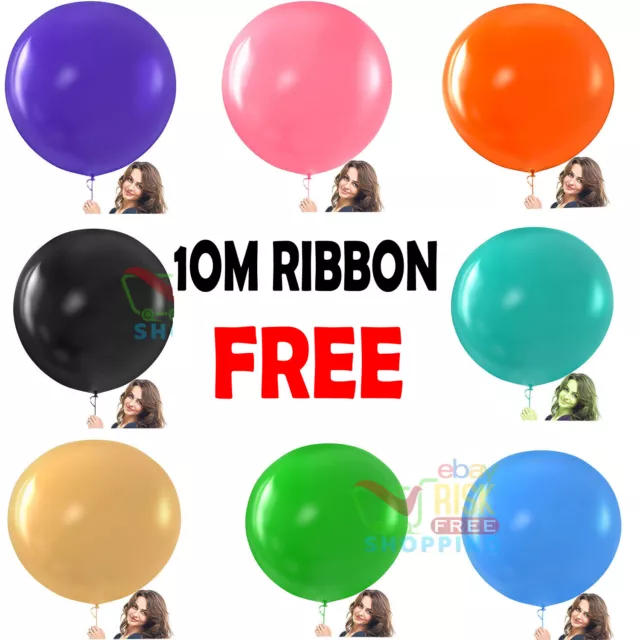 36" INCHES 90cm 3FT GIANT LARGE LATEX BALLOON Wedding Party Decoration Birthday