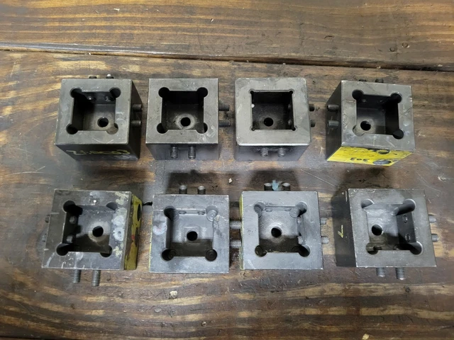 (8) SYSTEM 3R-658.4E-S Macro 1" pocket electrode holders; EDM, EROWA