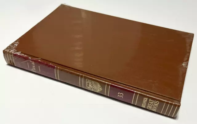 PASCAL Volume 33 Britannica Great Books of Western World NEW SHRINK WRAP