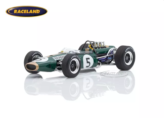 Brabham BT19 Repco F1 GP England Weltmeister 1966 Jack Brabham, GP Replicas 1:18