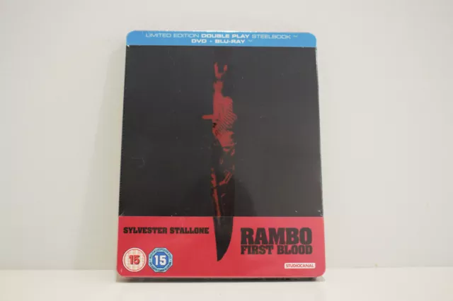 Rambo First Blood Zavvi Exclusive Blu-Ray Steelbook New Sealed Limited Edition